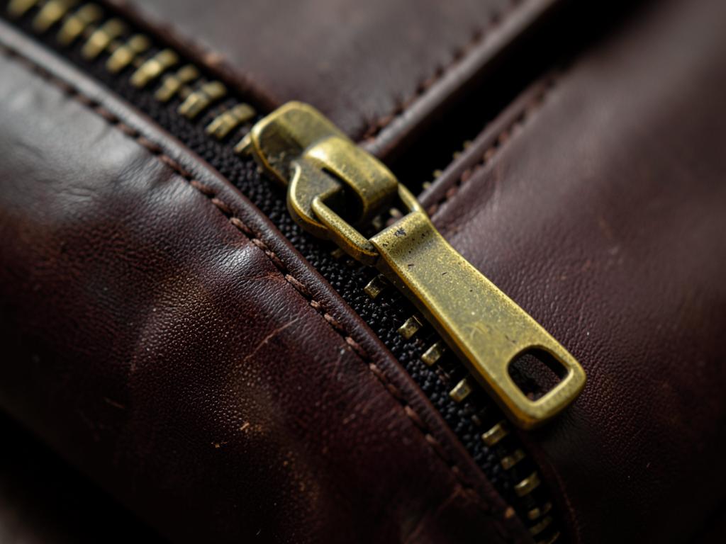 Heavy-duty metal zippers